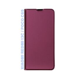 Чохол до мобільного телефона BeCover Exclusive New Style Xiaomi Redmi 13C / Poco C65 Red Wine (711196)