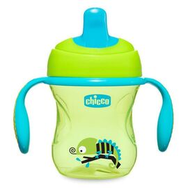 Поїльник-непроливайка Chicco Training Cup від 12 місяців 200 мл Зелений (06921.20.04)