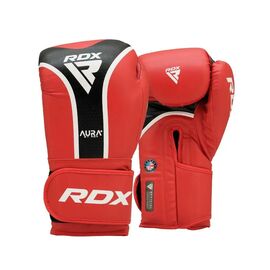 Боксерские перчатки RDX Aura Plus T-17 Red/Black 10 унцій (BGR-T17RB-10OZ+)