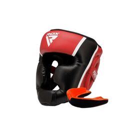 Боксерский шлем RDX Aura Plus T-17 Red/Black XL (HGR-T17RB-XL+)