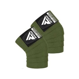 Бинт для спорта RDX на коліна K1 GYM Knee Wraps Army Green (WAH-K1AG)