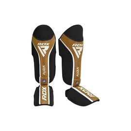 Защита голени и стопы RDX Shin Instep Aura Plus T-17 Black Golden M (SGR-T17BGL-M+)