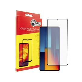 Стекло защитное Dengos Full Glue POCO M6 Pro (black) (TGFG-360)