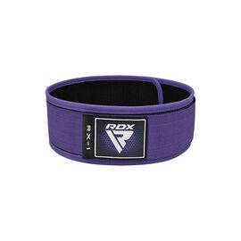 Атлетический пояс RDX RX1 Weight Lifting Belt Purple S (WBS-RX1PR-S)