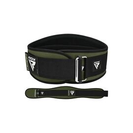 Атлетичний пояс RDX RX3 EVA Curve неопреновий Army Green L (WBE-RX3AG-L)