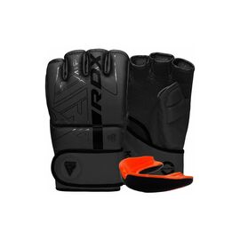 Рукавички для MMA RDX F6 Kara Matte Black Plus S/M (GSR-F6MB-S/M+)
