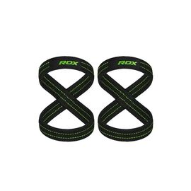 Кистьові лямки RDX Gym Lifting 8 Figure Straps Army Green L (WAC-W8AGN-L)