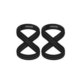 Кистьові лямки RDX Gym Lifting 8 Figure Straps Gray M (WAC-W8G-M)