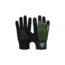 Рукавички для фітнесу RDX W1 Full Finger Army Green M (WGA-W1FA-M+)