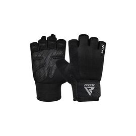 Перчатки для фитнеса RDX W1 Half Black Plus XL (WGA-W1HB-XL+)