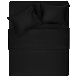 Пододеяльник Ardesto Mix&Match Premium 100% хлопок, сатин черный 160х220 см (ART1622DVL)