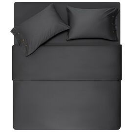 Простынь Ardesto Mix&Match Premium 100% хлопок, сатин серый 180х240 см (ART1824FSY)