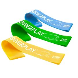 Еспандер PowerPlay -стрічка 4113 Mini Power Band Set набір із 3 шт 1-10 кг (PP_4113_3in_Y/G/B)