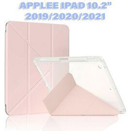 Чехол для планшета BeCover Ultra Slim Origami Transparent Apple Pencil Apple iPad 10.2 2019/2020/2021 Pink (711100)