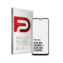 Стекло защитное Armorstandart Full Glue Samsung A15 5G (A156) / A25 5G (A256) Black (ARM72440)