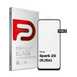 Скло захисне Armorstandart Pro Tecno Spark 20 (KJ5n) Black (ARM77678)