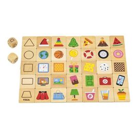 Развивающая игрушка Viga Toys Деревянный пазл-игра Изучаем формы (44506)