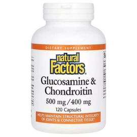 Витаминно-минеральный комплекс Natural Factors Глюкозамин и хондроитин, Glucosamine & Chondroitin, 120 капсул (NFS-02687)