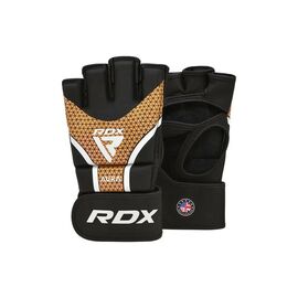 Рукавички для MMA RDX Aura Plus T-17 Black Golden M (GGR-T17BGL-M+)