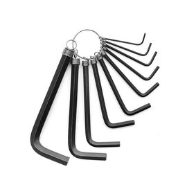 Набор инструментов Tolsen Г-образных шестигранных ключей 10 шт на кольце (20051)