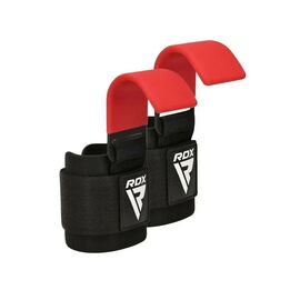 Гаки для тяги на зап'ястя RDX W5 Gym Hook Strap Red Plus (WAN-W5R+)