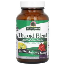 Витаминно-минеральный комплекс Nature's Answer Смесь для щитовидной железы, Thyroid Blend, 90 вегетарианских (NTA-26592)