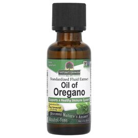Травы Nature's Answer Масло орегано, без спирта, Oil of Oregano, Alcohol-Free, 30 мл (NTA-00651)