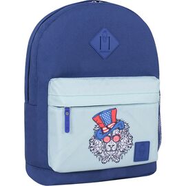 Рюкзак шкільний Bagland Молодіжний W/R 181 Синій 17 л (00533662) (59311310)