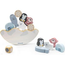 Розвиваюча іграшка Viga Toys Дерев'яна гра-балансир PolarB Арктика (44234)
