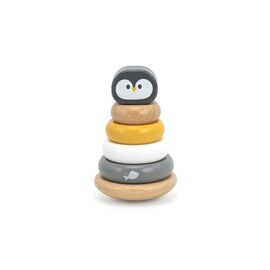 Развивающая игрушка Viga Toys PolarB деревянная пирамидка Пингвинчик (44205)