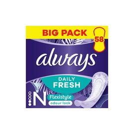 Ежедневные прокладки Always Daily Fresh Normal Flexistyle 58 шт. (8700216461757)