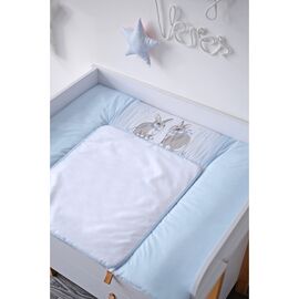 Пеленальный матрасик Верес Summer Bunny blue NEW 72х80 см (426.6.1)