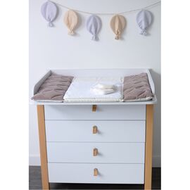 Пеленальный матрасик Верес Velour Mokko 72х80 см (429.8)