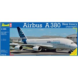 Збірна модель Revell Літак Airbus A380 Перший політ рівень 5 масштаб 1:144 (RVL-04218)