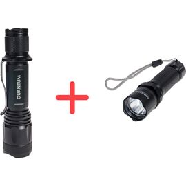 Фонарь Quantum Techno 10W LED + ПОДАРУНОК QM-FL1043 (QM-FL1010-CB-PR1)