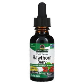 Травы Nature's Answer Экстракт Ягод боярышника, 2000 мг, Hawthorn Berry, 30 мл (NTA-00636)