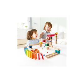 Конструктор Hape лабиринт Marble Run Множество дорожек 50 элементов (E1102)
