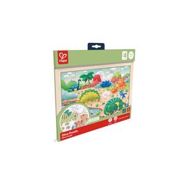 Пазл Hape Динозавры с раскраской (E1641)