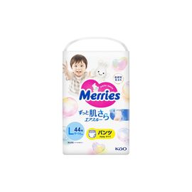 Подгузники Merries Трусики Super Jumbo L (9-14 кг) 44 шт. (4901301425874)