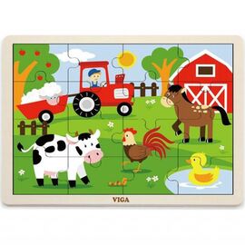 Пазл Viga Toys Ферма (51448)