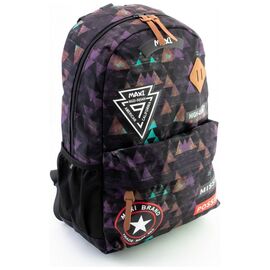 Рюкзак школьный Maxi 16.5" Коричневый (APS-5054Hbrown)