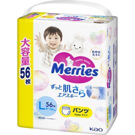 Подгузники Merries Трусики Ultra Jumbo L 9-14 кг 56 шт (4901301425911)