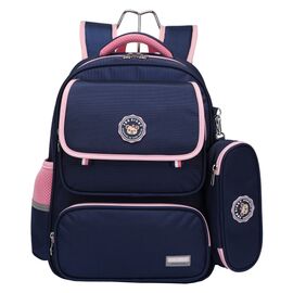 Рюкзак школьный Cool For School 16" Синий с розовым (2852-navy-pink)