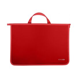 Папка - портфель Economix А4 пластиковый на молнии, 2 отделения, красный (E31630-03)