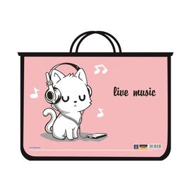 Папка - портфель Cool For School А4 пластиковий на блискавці Beauty (CF30001-02)