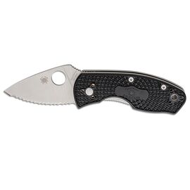 Нож Spyderco Ambitious Serrated Black (C148SBK)