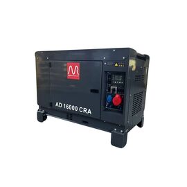 Генератор Metier AD16000CRA дизель 3ф-15,0kWA, 1ф-12,0kW бак-25л, эл.старт (AD16000CRA)