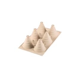Форма для выпечки Silikomart Soffice Incanto "Серпантин" 180 x336 h70 мм, d60 мм, 6х100 мл (SOFFICE INCANTO)