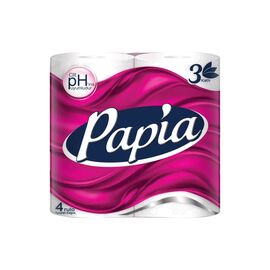Туалетная бумага Papia 3 слоя 4 рулона (8690536010011)