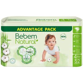 Подгузники Bebem Natural 4 maxi 7-14 кг 52 шт (8690536836307)